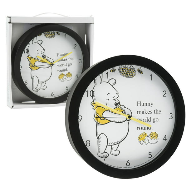Disney Winnie The Pooh Clock New Alarm Clock Collectable Large 8 Inch 